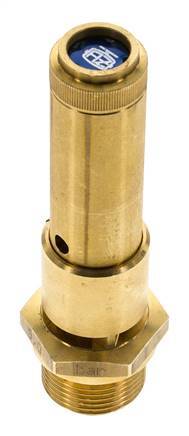 G 3/4'' Brass Pre-Set Safety Valve 27.6 bar (400.31 psi) DN 10