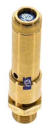 G 1/2'' Brass Pre-Set Safety Valve 28.5 bar (413.36 psi) DN 10