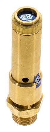 G 1/2'' Brass Pre-Set Safety Valve 29.5 bar (427.87 psi) DN 10
