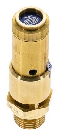 G 1/2'' Brass Pre-Set Safety Valve 2.8 bar (40.61 psi) DN 10