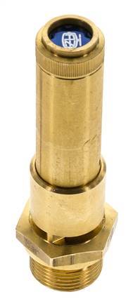 G 3/4'' Brass Pre-Set Safety Valve 38.5 bar (558.4 psi) DN 10