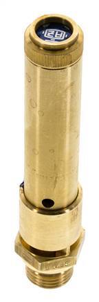 G 1/2'' Brass Pre-Set Safety Valve 42 bar (609.17 psi) DN 10