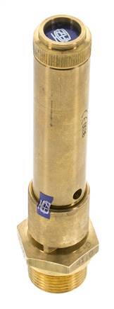 G 3/4'' Brass Pre-Set Safety Valve 42 bar (609.17 psi) DN 10