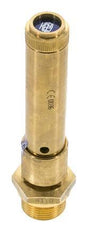 G 3/4'' Brass Pre-Set Safety Valve 44.5 bar (645.43 psi) DN 10