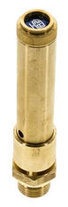 G 1/2'' Brass Pre-Set Safety Valve 49 bar (710.7 psi) DN 10