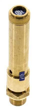 G 1/2'' Brass Pre-Set Safety Valve 49 bar (710.7 psi) DN 10