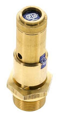 G 3/4'' Brass Pre-Set Safety Valve 4.6 bar (66.72 psi) DN 10