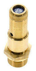 G 3/4'' Brass Pre-Set Safety Valve 4.9 bar (71.07 psi) DN 10