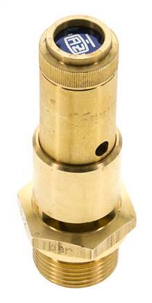 G 3/4'' Brass Pre-Set Safety Valve 4.9 bar (71.07 psi) DN 10