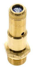 G 3/4'' Brass Pre-Set Safety Valve 4.9 bar (71.07 psi) DN 10