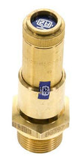 G 3/4'' Brass Pre-Set Safety Valve 4.9 bar (71.07 psi) DN 10