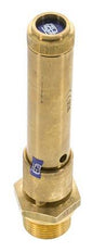 G 3/4'' Brass Pre-Set Safety Valve 50 bar (725.2 psi) DN 10