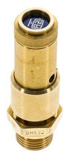G 1/2'' Brass Pre-Set Safety Valve 6.6 bar (95.73 psi) DN 10