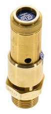 G 1/2'' Brass Pre-Set Safety Valve 6.6 bar (95.73 psi) DN 10
