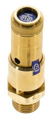 G 1/2'' Brass Pre-Set Safety Valve 7 bar (101.53 psi) DN 10