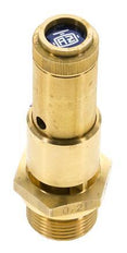 G 3/4'' Brass Pre-Set Safety Valve 7 bar (101.53 psi) DN 10
