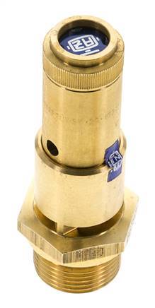 G 3/4'' Brass Pre-Set Safety Valve 7 bar (101.53 psi) DN 10