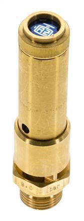 G 1/2'' Brass Pre-Set Safety Valve 9.6 bar (139.24 psi) DN 10