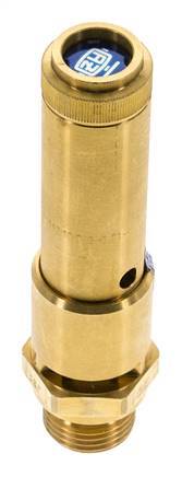 G 1/2'' Brass Pre-Set Safety Valve 9.6 bar (139.24 psi) DN 10