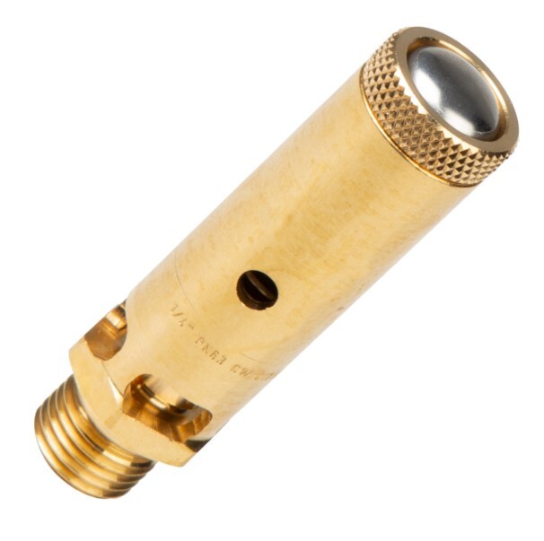 G 1/4'' Brass Pre-Set Safety Valve 40 bar (580.16 psi) DN 8