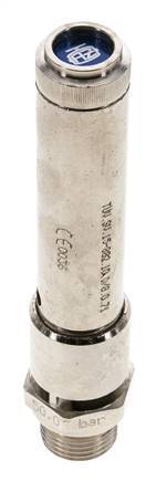 G 1/2'' Nickel-plated Brass Pre-Set Safety Valve 44 bar (638.18 psi) DN 10