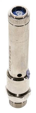 G 1/2'' Nickel-plated Brass Pre-Set Safety Valve 43 bar (623.67 psi) DN 10