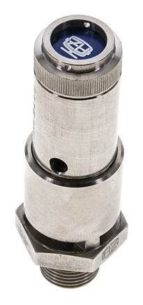 G 3/4'' Nickel-plated Brass Pre-Set Safety Valve 8 bar (116.03 psi) DN 10