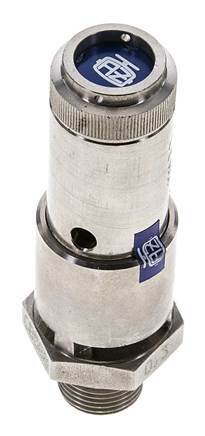 G 3/4'' Nickel-plated Brass Pre-Set Safety Valve 8 bar (116.03 psi) DN 10