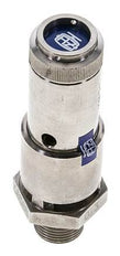 G 3/4'' Nickel-plated Brass Pre-Set Safety Valve 11 bar (159.54 psi) DN 10
