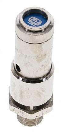 G 3/8'' Nickel-plated Brass Pre-Set Safety Valve 1 bar (14.5 psi) DN 10
