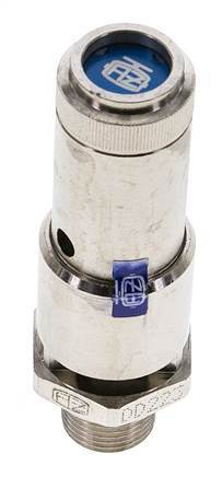 G 3/8'' Nickel-plated Brass Pre-Set Safety Valve 8 bar (116.03 psi) DN 10