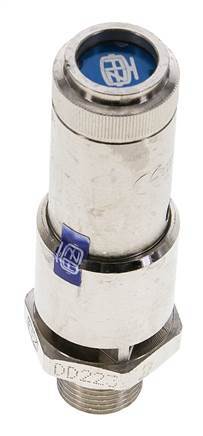 G 3/8'' Nickel-plated Brass Pre-Set Safety Valve 1 bar (14.5 psi) DN 10