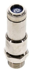 G 1/2'' Nickel-plated Brass Pre-Set Safety Valve 0.5 bar (7.25 psi) DN 10
