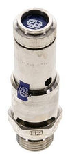 G 1/2'' Nickel-plated Brass Pre-Set Safety Valve 0.5 bar (7.25 psi) DN 10