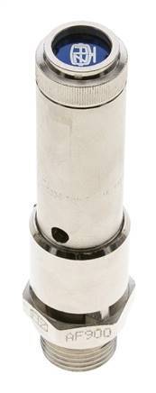 G 1/2'' Nickel-plated Brass Pre-Set Safety Valve 31 bar (449.62 psi) DN 10