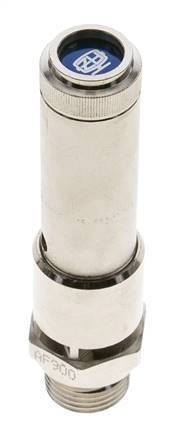 G 1/2'' Nickel-plated Brass Pre-Set Safety Valve 37 bar (536.65 psi) DN 10