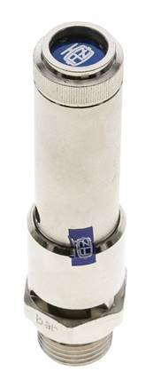 G 1/2'' Nickel-plated Brass Pre-Set Safety Valve 40 bar (580.16 psi) DN 10