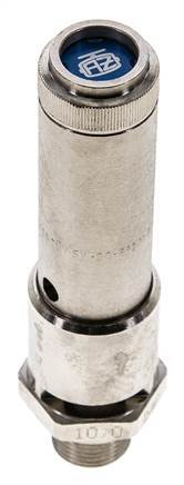 G 3/8'' Nickel-plated Brass Pre-Set Safety Valve 12 bar (174.05 psi) DN 10