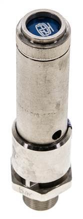 G 3/8'' Nickel-plated Brass Pre-Set Safety Valve 9 bar (130.54 psi) DN 10