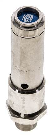 G 3/8'' Nickel-plated Brass Pre-Set Safety Valve 9 bar (130.54 psi) DN 10