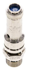 G 1/4'' Nickel-plated Brass Pre-Set Safety Valve 25 bar (362.6 psi) DN 8