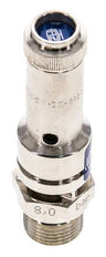 G 3/8'' Nickel-plated Brass Pre-Set Safety Valve 3 bar (43.51 psi) DN 8