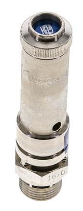 G 3/8'' Nickel-plated Brass Pre-Set Safety Valve 16 bar (232.06 psi) DN 8