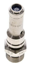 G 1/2'' Nickel-plated Brass Pre-Set Safety Valve 7.5 bar (108.78 psi) DN 8