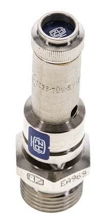 G 1/2'' Nickel-plated Brass Pre-Set Safety Valve 3 bar (43.51 psi) DN 8