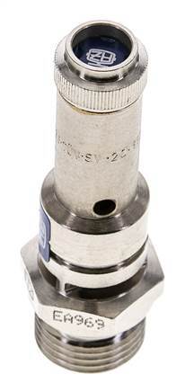 G 1/2'' Nickel-plated Brass Pre-Set Safety Valve 8 bar (116.03 psi) DN 8
