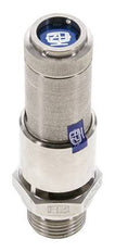 G 1/2'' Stainless steel 316 Ti Pre-Set Safety Valve 0.6 bar (8.7 psi) DN 10