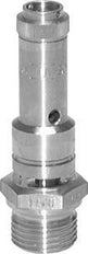 G 1/4'' Stainless steel 316 Ti Pre-Set Safety Valve 5.1 bar (73.97 psi) DN 8