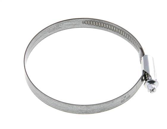80 - 100 mm Hose Clamp with a Galvanised Steel 12 mm band - Norma [5 Pieces]