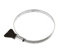 80 - 100 mm Hose Clamp with a Galvanised Steel 9 mm band With Butterfly Handle - Norma [5 Pieces]